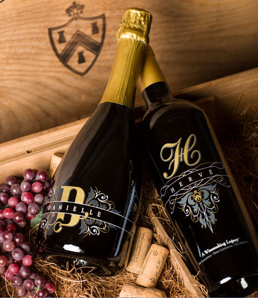 D.H. Lescombes 75th Anniversary Commemorative Wine